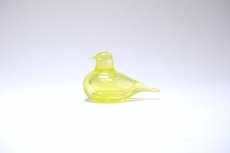 画像1: 北欧アートガラス/iittala/イッタラバード/Oiva Toikka/オイバトイッカ/Hippiainen/ヒッピアイネン/Golden-Crested Kinglet/イエロー (1)