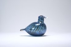 画像6: 北欧アートガラス/ビンテージガラス/Oiva Toikka/オイバ・トイッカ/iittala/イッタラ/Birds/バード/1990年/ラスターブルー (6)