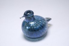 画像3: 北欧アートガラス/ビンテージガラス/Oiva Toikka/オイバ・トイッカ/iittala/イッタラ/Birds/バード/1990年/ラスターブルー (3)