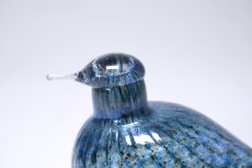 画像2: 北欧アートガラス/ビンテージガラス/Oiva Toikka/オイバ・トイッカ/iittala/イッタラ/Birds/バード/1990年/ラスターブルー (2)