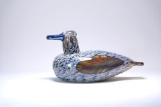 画像1: 北欧アートガラス/ビンテージガラス/Oiva Toikka/オイバ・トイッカ/iittala/イッタラ/Birds/バード/1994年/Female Duck/Sorsanaaras/フェメイルダッグ (1)