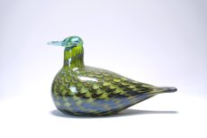 画像1: 北欧アートガラス/ビンテージガラス/Oiva Toikka/オイバ・トイッカ/iittala/イッタラ/Birds/バード/1999年/CommonTeal Female/お母さんカモ (1)