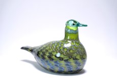 画像3: 北欧アートガラス/ビンテージガラス/Oiva Toikka/オイバ・トイッカ/iittala/イッタラ/Birds/バード/1999年/CommonTeal Female/お母さんカモ (3)