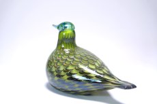 画像5: 北欧アートガラス/ビンテージガラス/Oiva Toikka/オイバ・トイッカ/iittala/イッタラ/Birds/バード/1999年/CommonTeal Female/お母さんカモ (5)