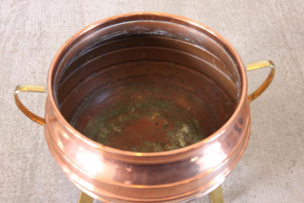銅　火鉢　フラワーポット